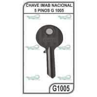 CHAVE IMAB 5 PINOS NACIONAL G 1005 PACOTE COM 10 UNIDADES